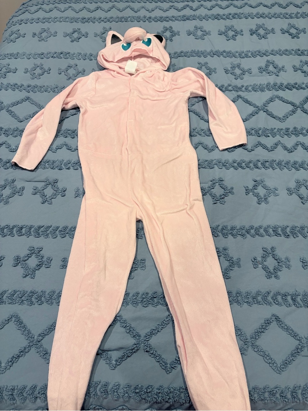 Pokémon Jigglypuff Pink Plush Hooded Costume Kids Size 4-6